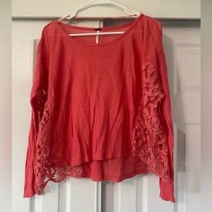 Free People Love Me Do Linen Top